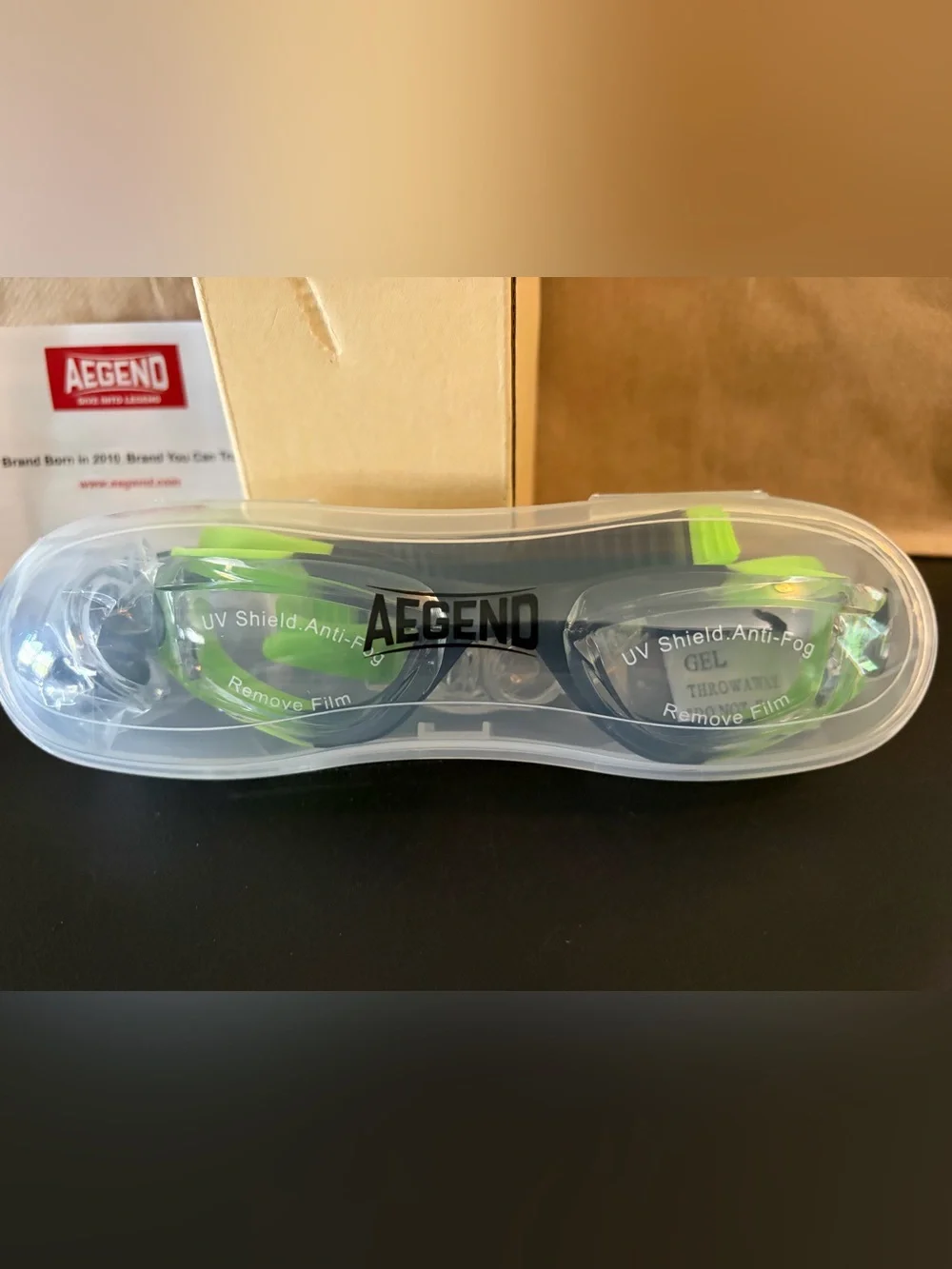 Argent Swim Goggles Adult Men Women No Leak Anti Fog UV Protection